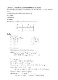 Tersedia juga download contoh soal psikotes lengkap kunci jawaban dan penjelasannya. Contoh Soal Balok Lentur 1