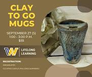 Clay To Go Mugs