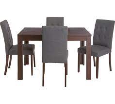 Free shipping on most dining room sets. Buy Collection Adaline Ext Dining Table 4 Chairs Walnut Stain At Argos Co Uk Your Online Shop For Dining Sets Dining Room Furn Dining Room Furniture Dining