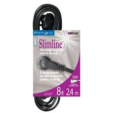 Woods 8 Ft 16 3 Spt 2 Indoor Light Duty Flat Plug Extension Cord 2243 Flat Plug Extension Cord Indoor Lighting Extension Cord