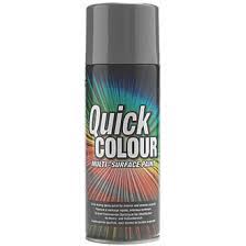 Find great deals on ebay for frosted glass spray paint. Quick Colour Spray Paint Gloss Grey 400ml Spray Paints Screwfix Com