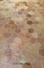 Hexagonal Reclaimed Terracotta Tiles Kr2 Hexagon Tile Kitchen Floor Terracotta Tiles Patio Tiles