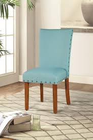 Roundhill Furniture Elliya Fabric With Nailheads Parsons Chairs Teal Set Of 2 Details Can Be Found By Clicking On The Image Furniture Parsons Chairs Chair