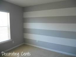 Decorating Cents Painting A Striped Wall Striped Walls Bedroom Striped Walls Striped Bedroom