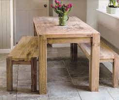See wooden bench stock video clips. Rustic Kitchen Table Dining Table With Bench Kitchen Table Decor Round Dining Room Table