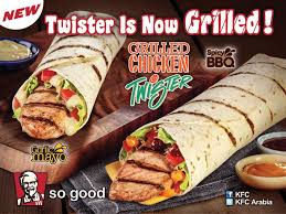 Sales have dropped in the year since kfc began its grilled chicken ad campaign and some franchise owners are now suing kfc's parent company, yum brands, to regain control of kfc's advertising strategy. Kfc Arabia On Twitter Have You Tried The Grilled Chicken Twister Yet Tell Us Http T Co Uamwndfgme