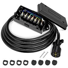We did not find results for: Kohree 7 Way Trailer Plug Cord With 7 Gang Waterproof Junction Box Trailer Connector Cable Wiring Harness 8 Ft For Rv Truck Camper Buy Online In Maldives At Maldives Desertcart Com Productid 100183949