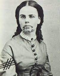 Olive Oatman More Than The Girl With The Chin Tattoo Tattooed Woman Tattoo White Women In History