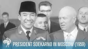Tumblr has just been blocked in my country, sorry! President Soekarno Of Indonesia In Moscow 1959 British Pathe Youtube