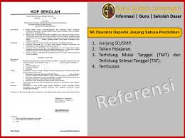 Sdntigapayungsari.blogspot.com keputusan kepala sekolah sd negeri 3 payungsari nomor: Sk Operator Dapodik Jenjang Satuan Pendidikan Sd Smp Tapel 2020 2021