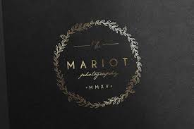 Black And Gold Logo Template 30 Handmade Photography Logo Design Templates With Images Classy Logos Logo Design Template Photography Logo Design