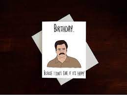 Check spelling or type a new query. Ron Swanson Birthday Card Sarcastic Parks And Rec Card Funny Birthday Card Funny Birthday Cards Birthday Humor Birthday Cards