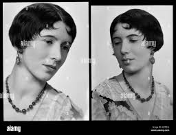 Miss joan Banque d'images noir et blanc