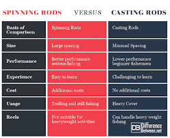 Difference Between Casting Rod And Spinning Rod Difference