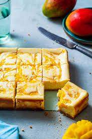 Mango Cheesecake Bars Olive Mango Recipe Mango Cheesecake Mango Dessert Mango Dessert Recipes