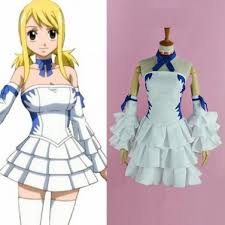 Juvia's outfits are always fashioned in some shade of blue, even when she switches guilds and is presented as an official member of fairy tail. Cosplaydiy Women S Girl S Dress Fairy Tail Erza Scarlet Outfit Costume Cosplay