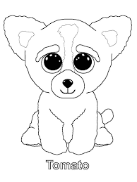 Beanie boo coloring pages birthday ideas pinterest beanie boos ear. Tomato Beanie Boo Coloring Page Free Printable Coloring Pages For Kids
