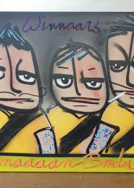 Nac breda eerste elftal jeugdopleiding de club historie supportersvereniging. Original Wine Art Nac Breda Komm Schon Gemalde 1 1 Welovefootballart Com
