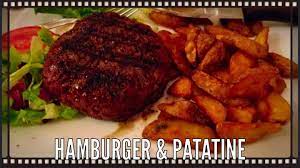 · gli hamburger di ceci sono un secondo piatto vegetariano squisito! Hamburger E Patatine Una Cucina Da Single