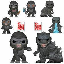 Which colossal creature will win the battle and take the top spot in your collection? Godzilla Vs Kong Complete Set 7 Funko Pop Pre Order Ships April Clarktoys