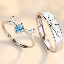 Matching tungsten ring for couple. 925 Sterling Silver Couple Rings Adjustable Matching Rings Valentine S Day Gift Ebay