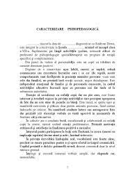 0 stele 0 review uri. Model De Caracterizare Elev
