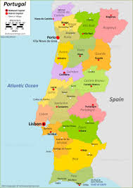 Map of portugal showing the main towns and cities. Portugal Maps Maps Of Portugal