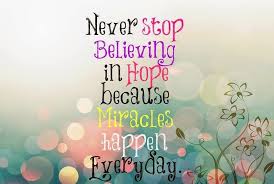 Check spelling or type a new query. Quotes About Hope And Miracles 28 Quotes