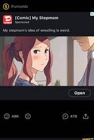 Comic] My Stepmom My stepmom's idea of wrestling is weird. - iFunny