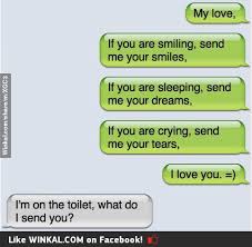 Following is our collection of funny wife jokes.there are some wife girlfriend jokes no one knows (to tell your friends) and to make you laugh out loud.take your time to read those puns and riddles where you ask a question with answers, or where the setup is the punchline. My List Of Cute Things To Text Your Boyfriend Funny Text Messages Funny Texts Jokes Funny Texts