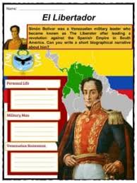 Simon bolivar was born wealthy and died poor. Simon Bolivar Facts Worksheets Revolution Biography Death For Kids