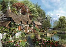 Difficult jigsaw puzzles thomas kinkade the house beside the river. Puzzles Kim Norlien Buffalo Games Peace Like A River 300 Largepiece Jigsaw Puzzle 2544 Toys Games