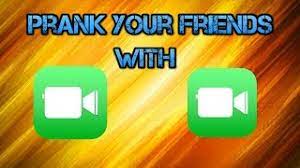 Make a mask on your face using wet toilet paper. Prank Your Friends Using Facetime Youtube