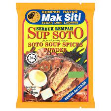 Esteve em restoran rempah kari mak siti? Mak Siti Soto Soup Spices Powder 250g Tesco Groceries