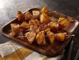 Grilled Potato Kabobs Recipe Potato Kabobs Grilled Chicken Recipes Grilling Recipes Sides