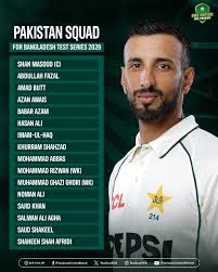 Pakistan squad for Bangladesh series: Four newbies and Sarfaraz as head coach!