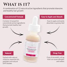 This effect can make hair grow slower and may make the remaining hair lighter and finer. Buy Kerotin Hair Growth Serum Intensive Hair Growth Drops Treatment Boost Natural And Healthy Hair Growth Increase Hair Density Reduce Hair Loss Promotes Longer And Thicker Hair 1