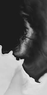 Black And White Gradient Iphone Wallpaper Redmi 6 Pro Soyut Fotografcilik Resim Duvari Dijital Ilustrasyon