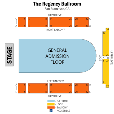 The Regency Ballroom San Francisco Tickets Schedule