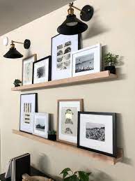 Picture Ledge Floating Picture Ledge Solid Birch Wood Photo Ledge Gallery Shelf Display Shelf Display Ledge Ledge Decor Gallery Shelf Family Wall Decor