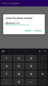 Descarga gratis directamente la apk de la tienda de google play o de otras versiones que estemos. Phone Validator For Android Apk Download