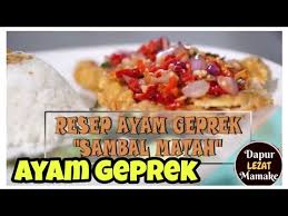 Resep ayam geprek sambal bawang, crispy dan pedas mantap! Resep Cara Membuat Ayam Geprek Sambal Matah