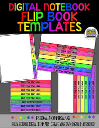 Digital Interactive Notebook Flip Book Templates For Personal And Commercial Use Digital Interactive Notebook Flip Book Template Interactive Notebooks