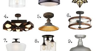 21 Farmhouse Industrial Flush Mount Ceiling Lights
