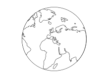 Europa single heißt es politische karte. Erdkugel Malvorlage Coloring And Malvorlagan