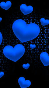 Wallpaper Heart Iphone Wallpaper Heart Wallpaper Black And Blue Wallpaper