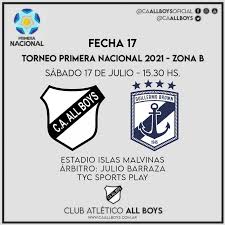 Tyc sports noticias, brinda la emisión de eventos deportivos destacados a nivel nacional e internacional. Ver En Vivo All Boys Vs Guillermo Brown Por La Fecha 17 De La Primera Nacional Argentina Futbolete