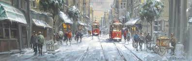 Bulent Kilic Ressam Bulent Kilic Resimleribulent Kilic Galata Kule Pour Painting Landscape Photos Painting