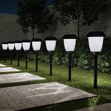 Solar Powered Led Pathway Light Pack In 2020 Solar Path Lights Pure Garden Solar Lights Garden