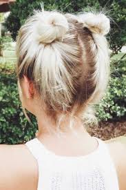 This will add some volume and texture to your bun. Space Buns For Short Hair Hairs London